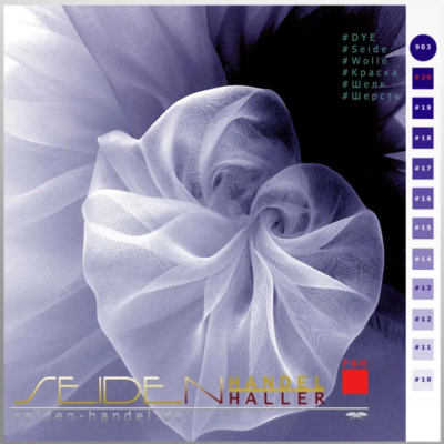 Seidenstoff Meterware Organza Blue Meteorite